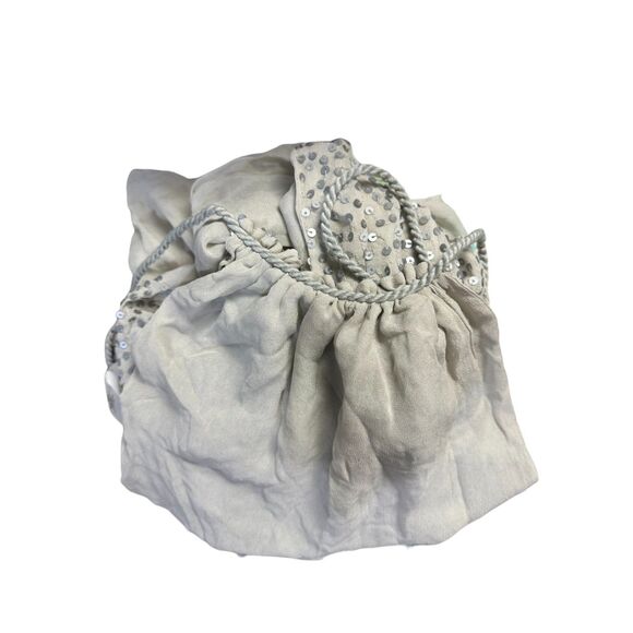 Jen's Pirate Booty for Free people Appolonia silver sequin gray tie top - Picture 3 of 9